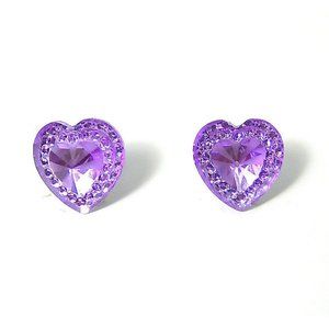 Purple Heart Studs